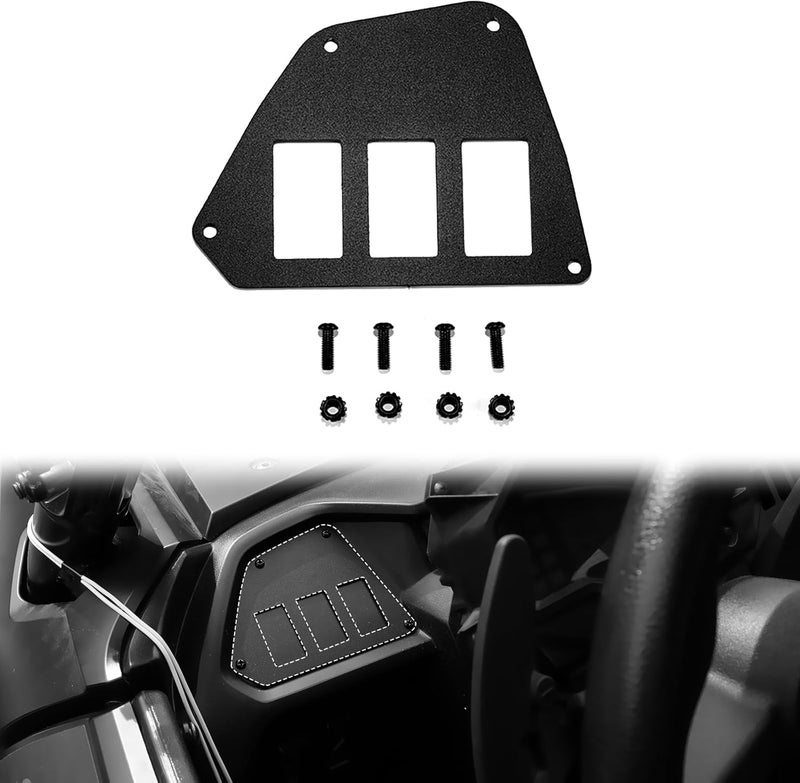 XATVXUTV Side Switch Panel for Honda Talon 1000 Accessories, Heavy-Duty Aluminum Switch Plates Pre-Cut Holes for Honda Talon 1000R 1000X 2019+, for Talon 1000X-4 2020+, Direct OEM Replacement - Image 1